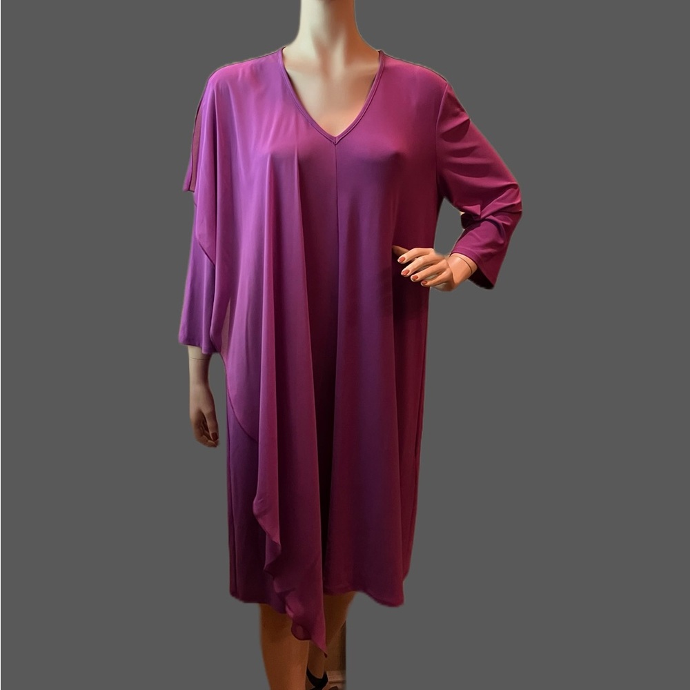 Joseph Ribkoff Dress Grape Color